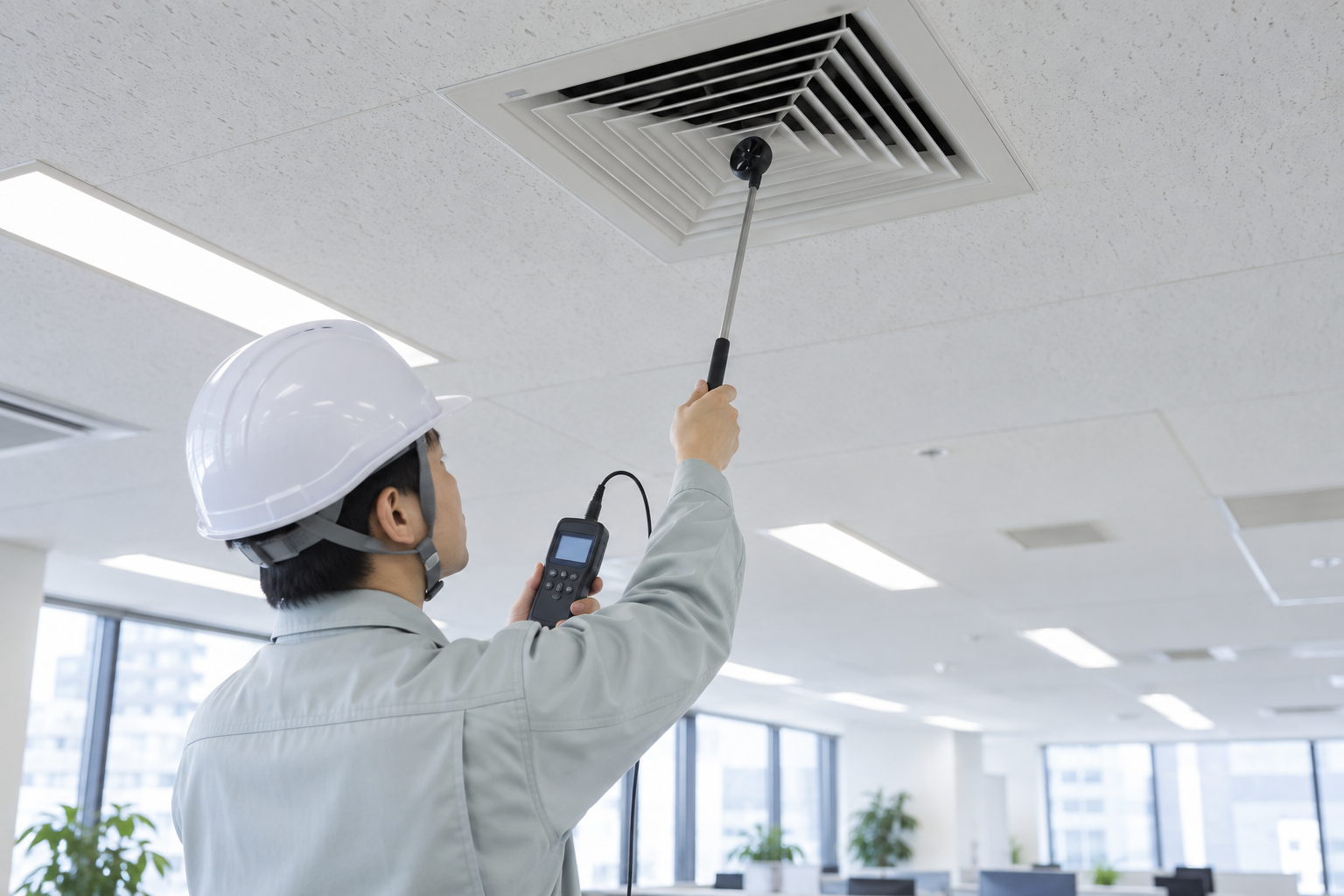 建築設備定期検査の設備・作業イメージ